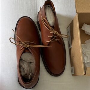 J. Crew Tan Men's Leather Desert Boot Sz 9 NEW